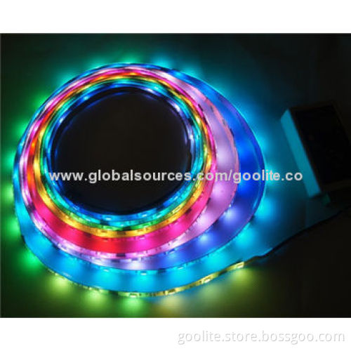 Magic LED Strip Light, RGB Colorful Light 72LEDS, ICS 72, DC 5V, CE & RoHS Approvals